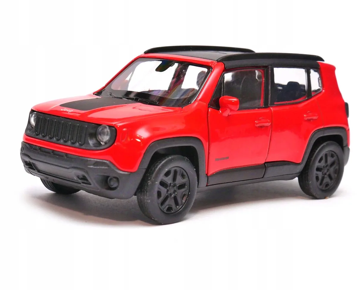 Jeep Renegade Trailhawk modelauto 1:34-39 de Welly en Rouge – photo du produit