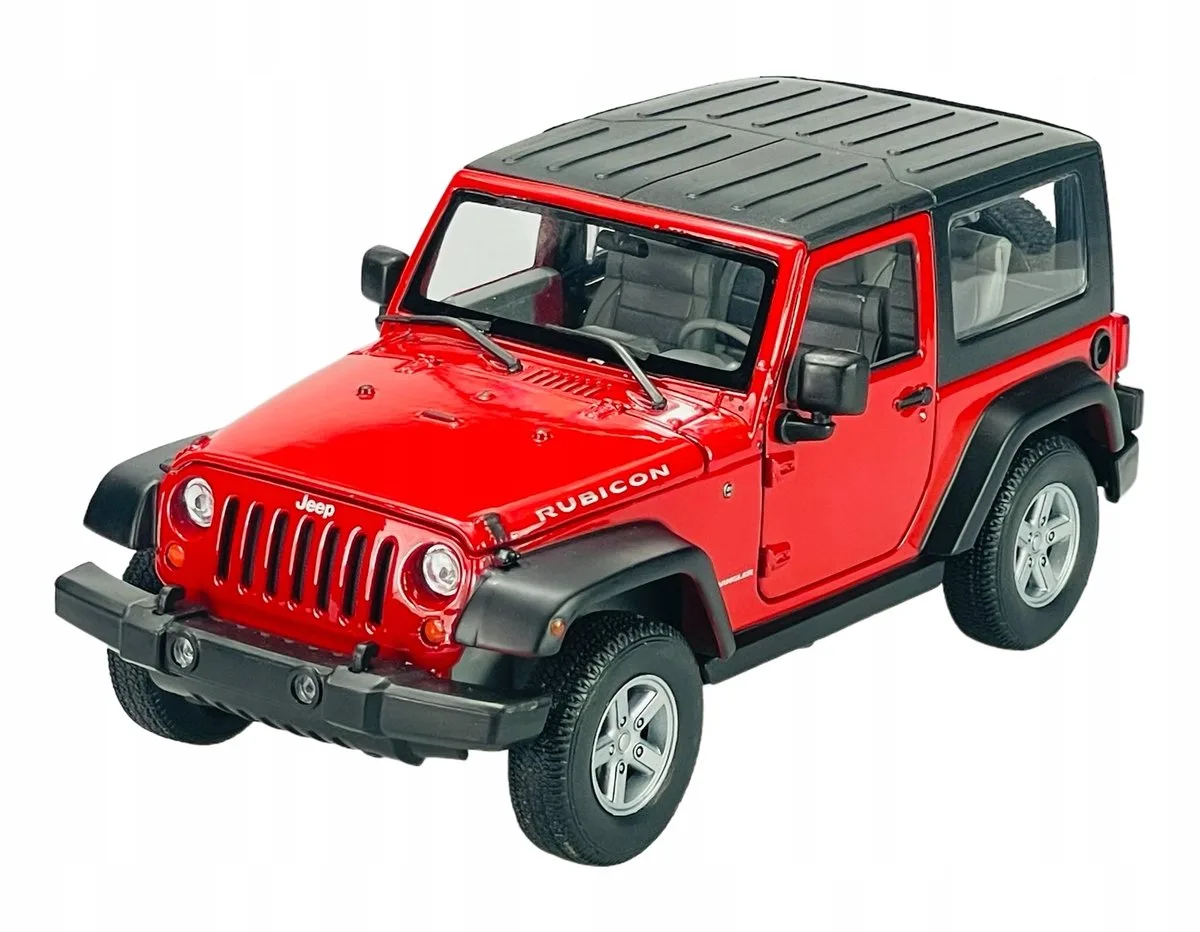 Jeep Wrangler 2007 Metaal 1:24 Model Auto Nieuw de Welly en Rouge – photo du produit