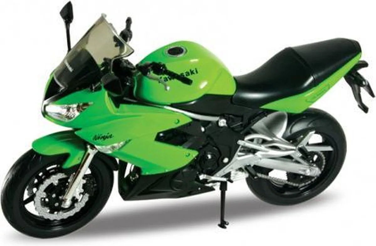 Kawasaki Ninja 650R 1:10 de Welly en Vert – photo du produit