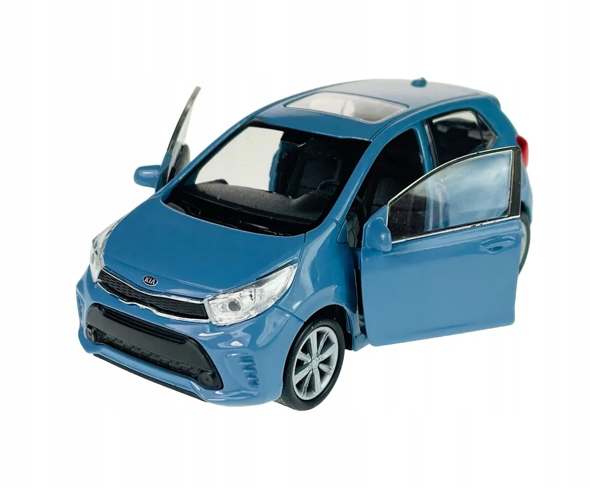 Kia Picanto Metaal 1:34 Nieuw model de Welly en Bleu – photo du produit