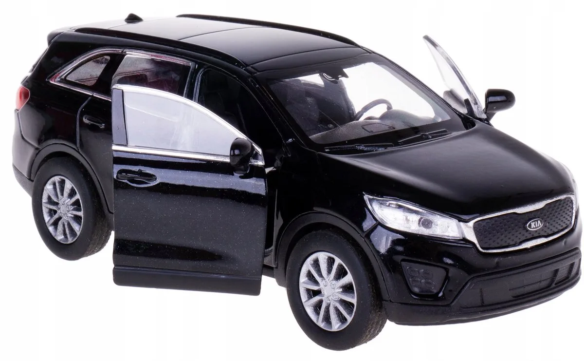 Kia Sorento modelauto metaal 1:34-39 de Welly en Noir – photo du produit