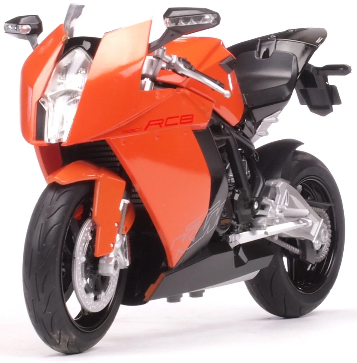 KTM 1190 RC8 Motorfiets Model 1:10 - 20cm Metaal de Welly en Noir – photo du produit