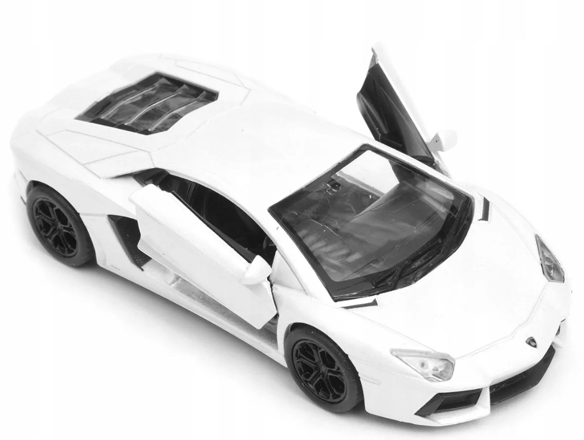 Lamborghini Aventador Nex Schaal 1:34 Metaal Modelauto by Welly in White – product photo