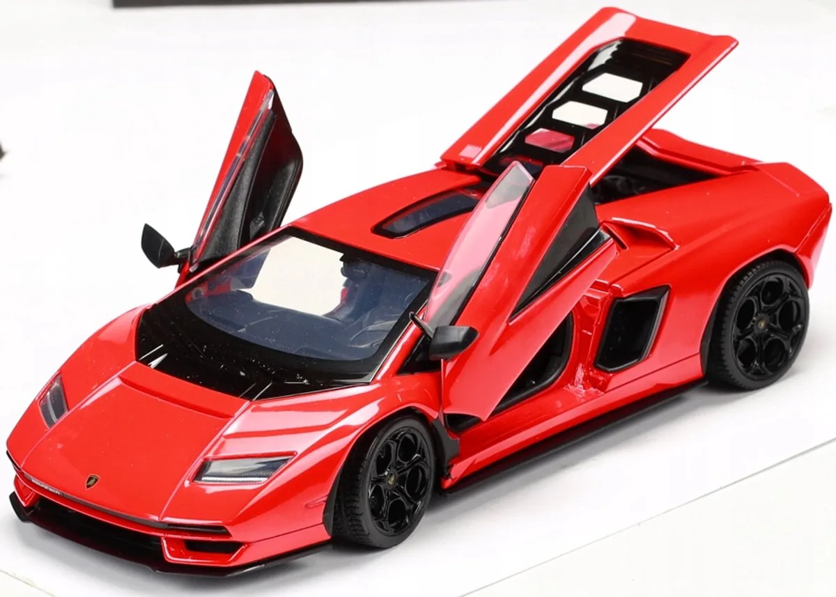 Lamborghini Countach LPI 800-4 Metaal Modelauto 1:24 de Welly en Rouge – photo du produit