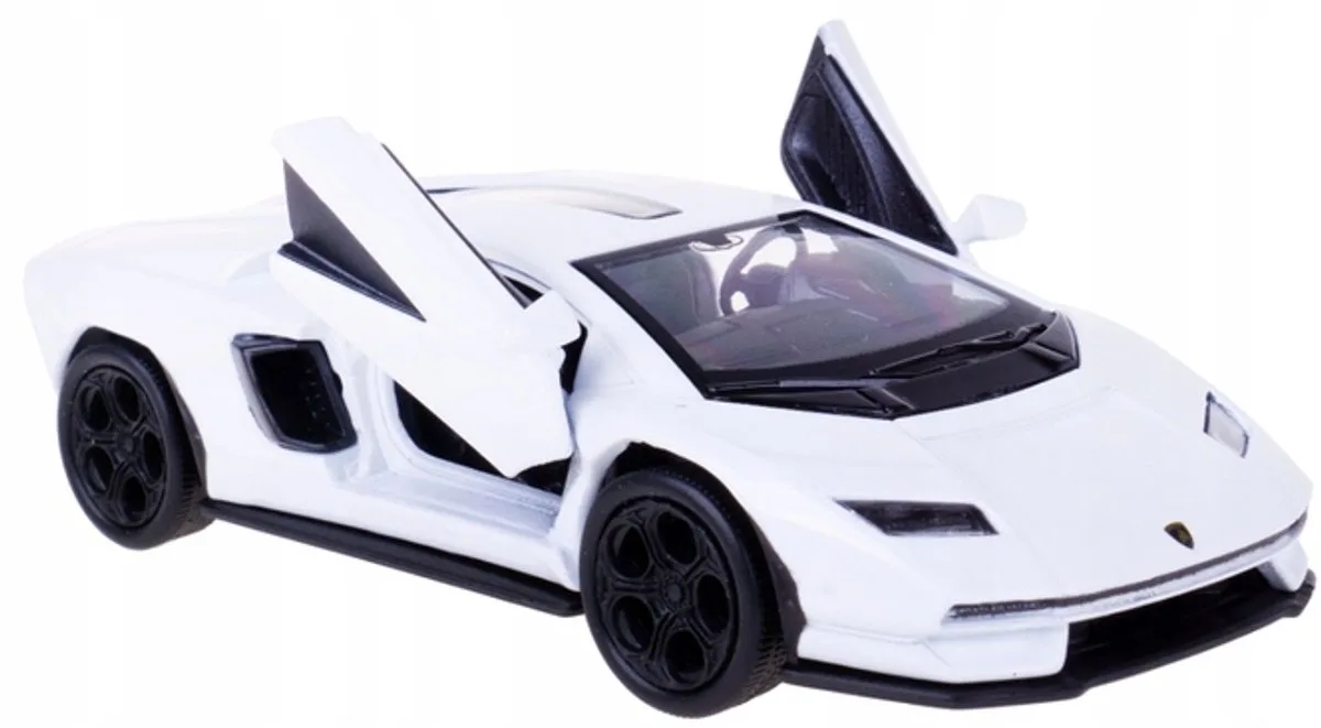 Lamborghini Countach LPI 800-4 Modelauto Schaal 1:34 Metaal de Welly en Blanc – photo du produit