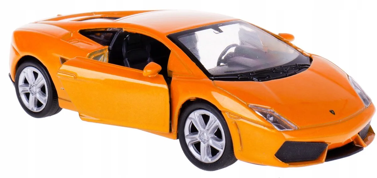 Lamborghini Gallardo LP560-4 Model Auto Metaal 1:34-39 de Welly en Orange – photo du produit