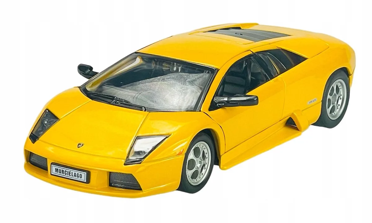 Lamborghini Murcielago 1:24 metalen model auto nieuw by Welly in Yellow – product photo