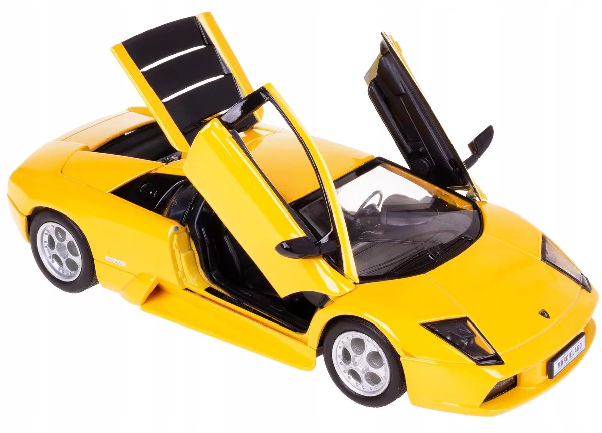 Lamborghini Murcielago model auto schaal 1:24 metaal van Welly in Geel – productfoto