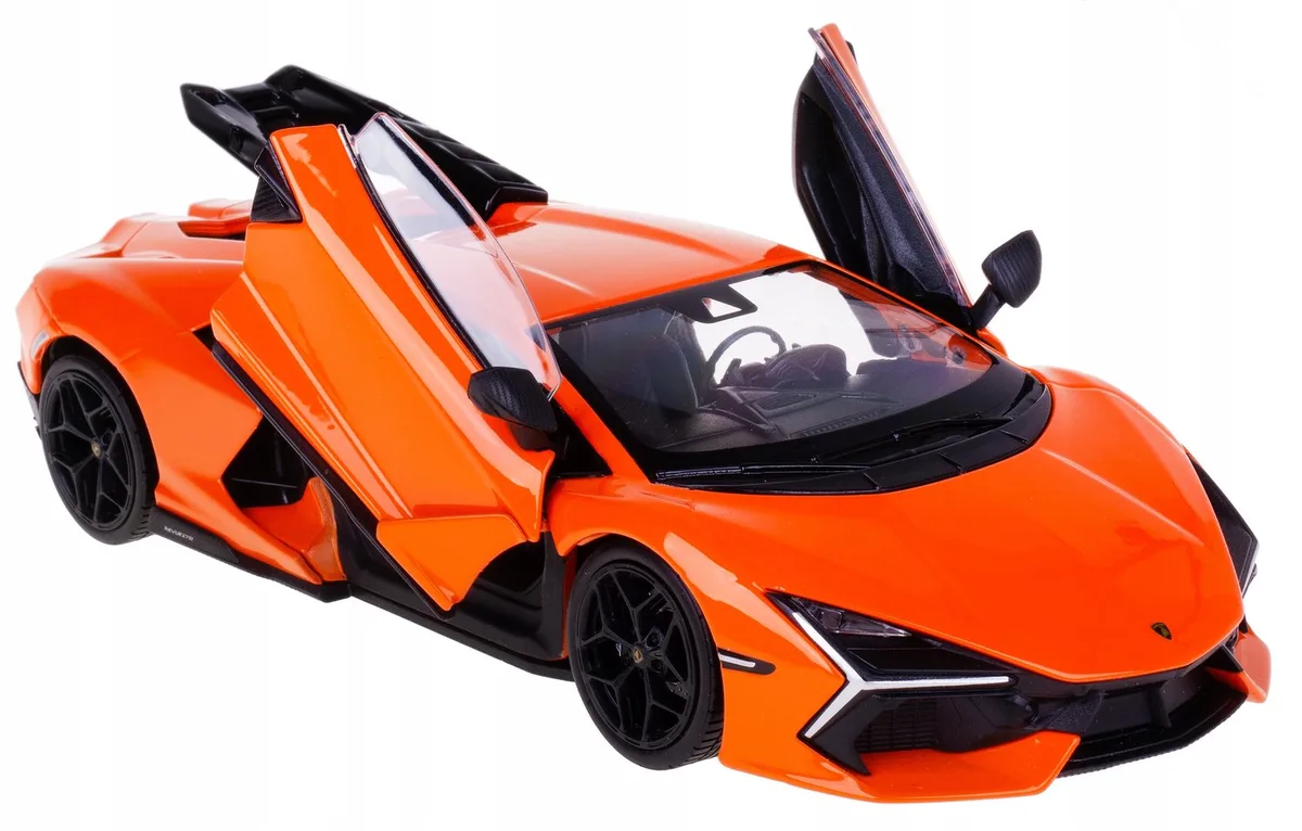 Lamborghini Revuelto Modelauto 1:24 Oranje Metaal från Welly – produktbild