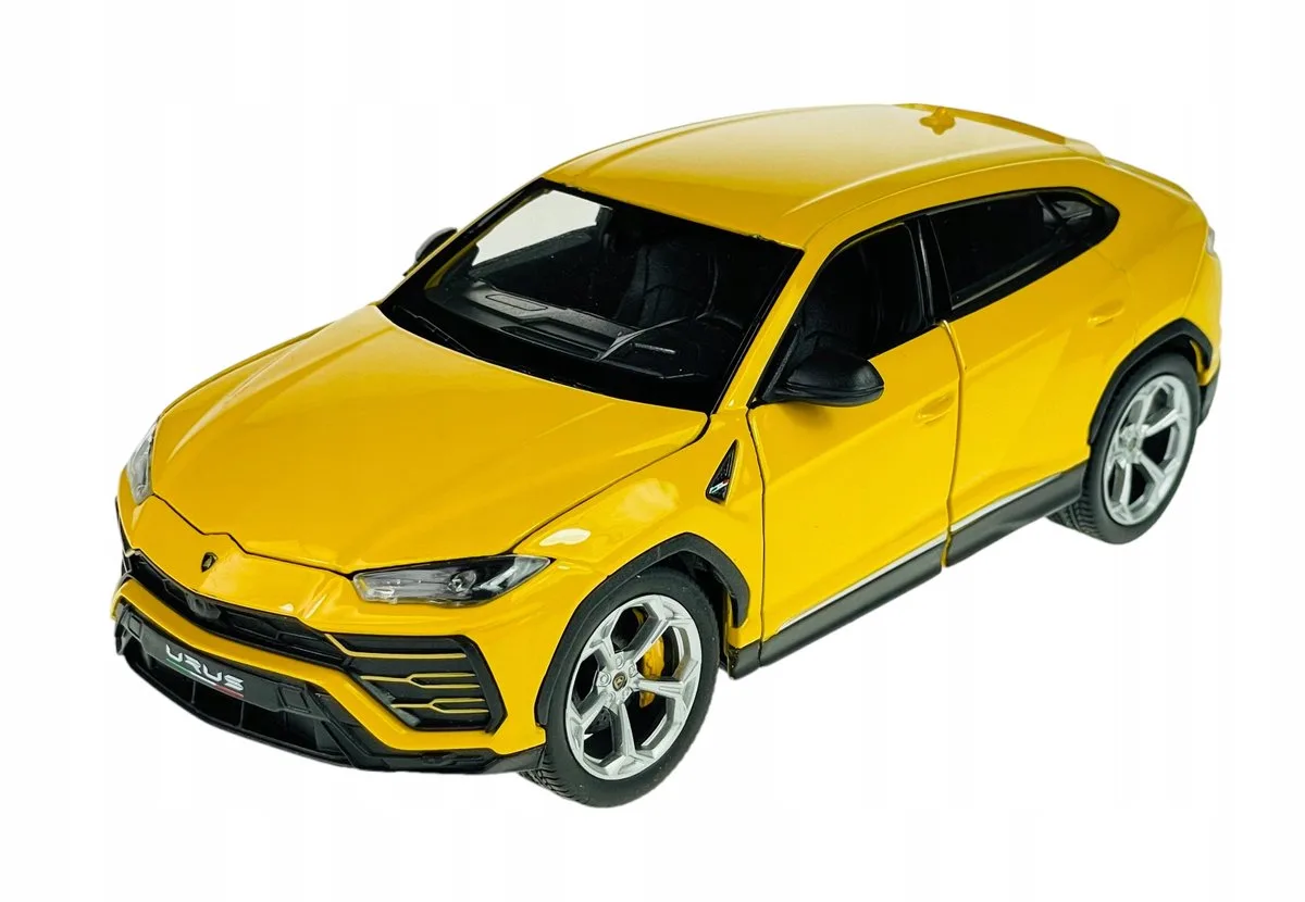 Lamborghini Urus 1:24 Metal Model Auto Nieuw by Welly in Yellow – product photo