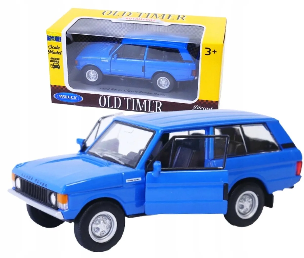 Land Rover Classic Range Rover 1:34 Modelauto de Welly en Bleu – photo du produit