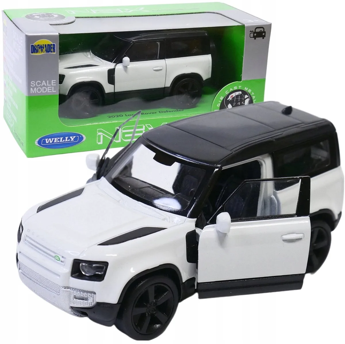 Land Rover Defender 1:34 modelauto by Welly – product photo