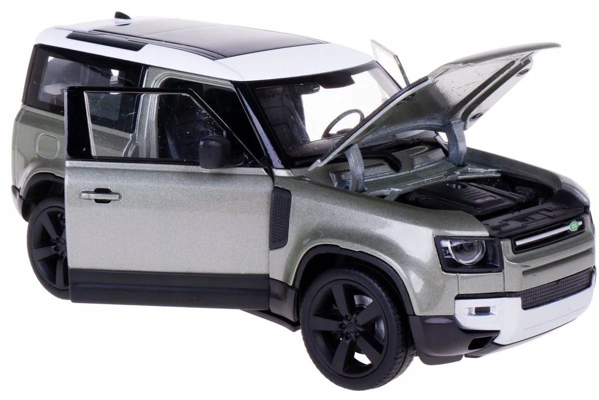 Land Rover Defender 2020 Model Auto Metaal Welly 1:26 fra Welly i Grøn – produktbillede