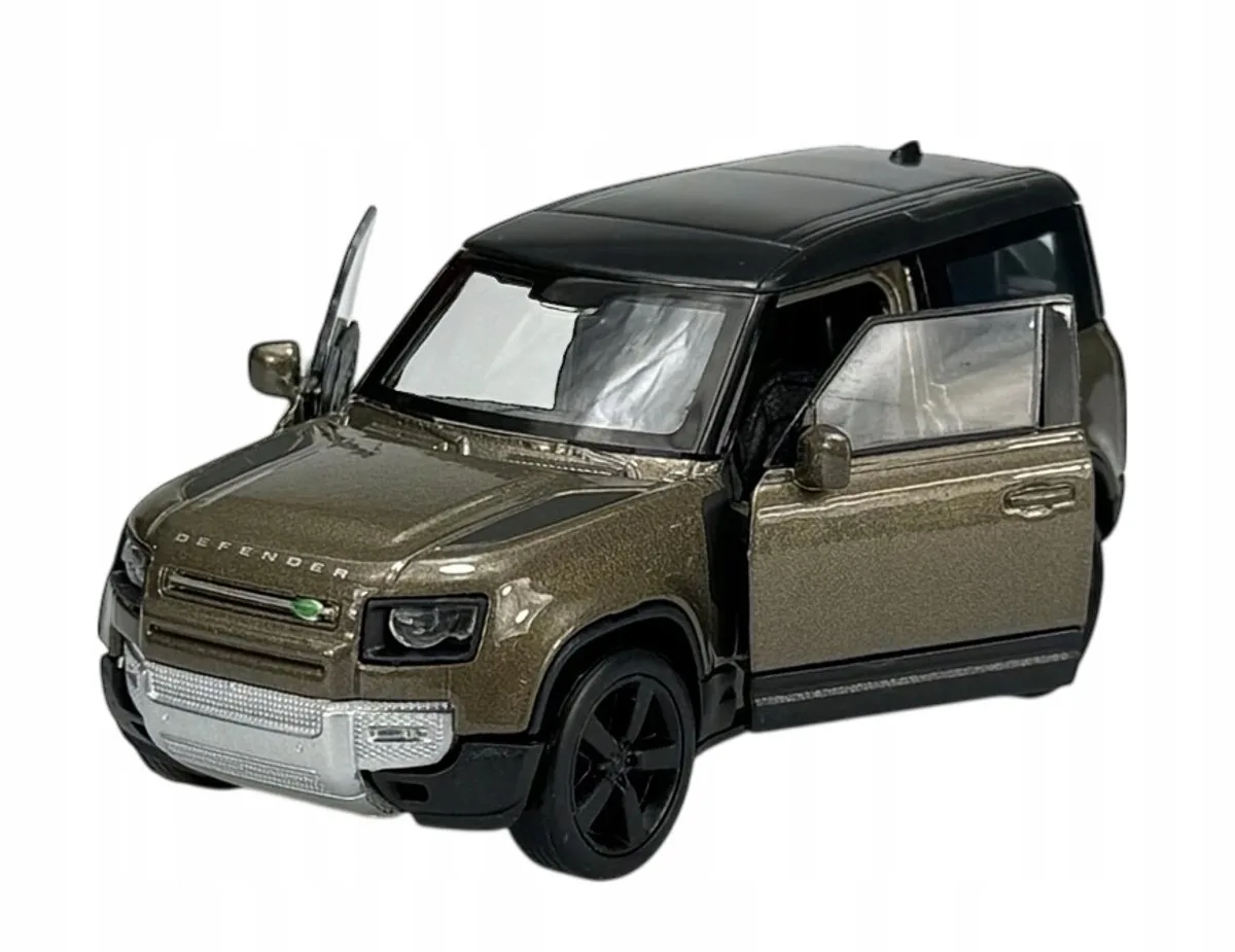 Land Rover Defender II Metaalmodel 1:34 - Bruin by Welly – product photo