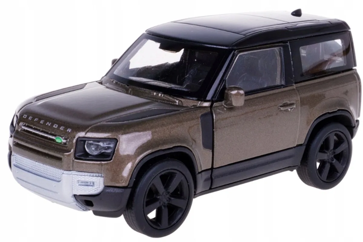 Land Rover Defender Metaal Model 1:34 de Welly en Gris – photo du produit