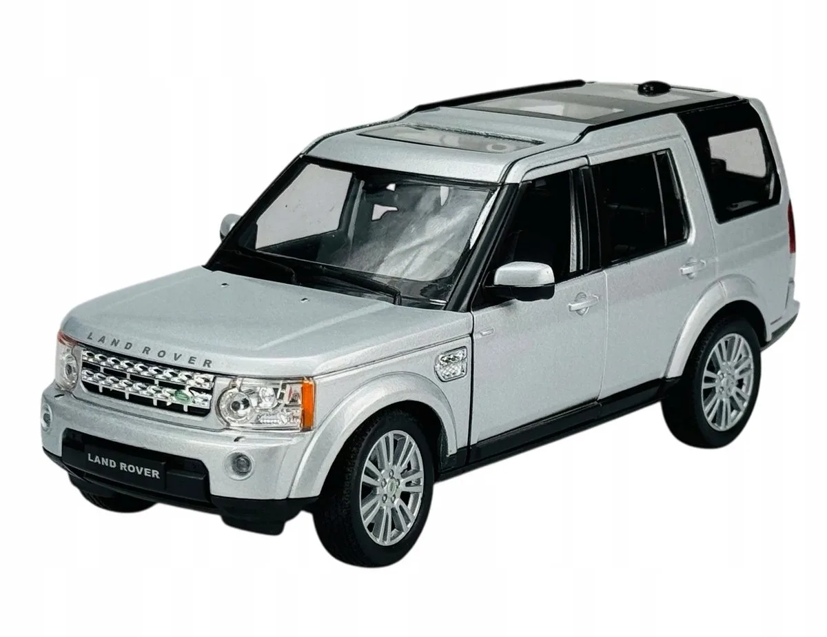 Land Rover Discovery 4 modelauto 1:24 metaal nieuw by Welly in Silver – product photo