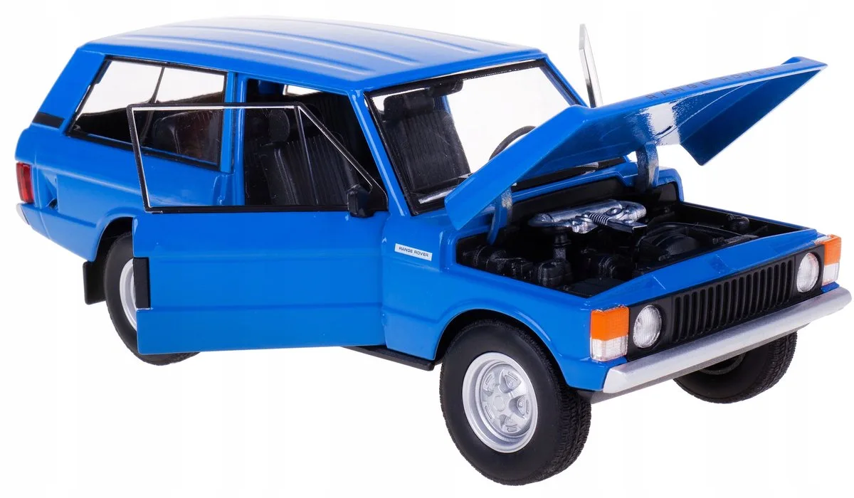 Land Rover Range Rover 1970 Modelauto Metaal 1:24 de Welly en Bleu – photo du produit