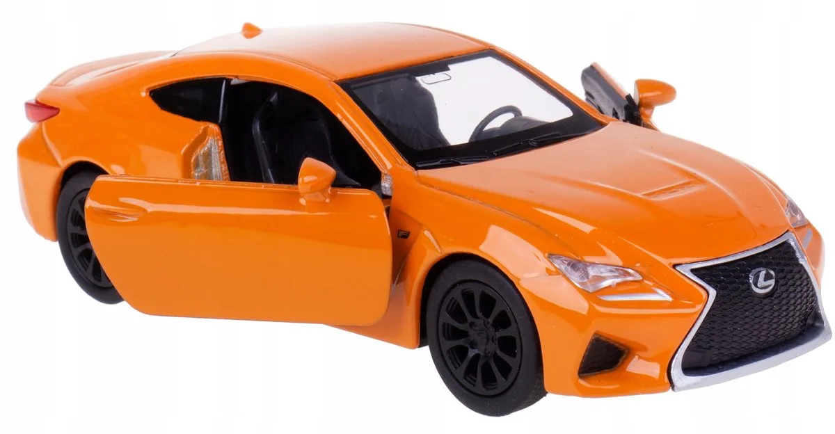 Lexus RC F Model Auto Welly 1:34-39 metaal de Welly en Orange – photo du produit