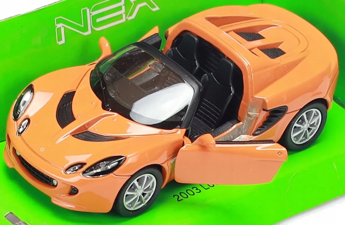 Lotus Elise 111S Modelauto 1:34-1:39 van Welly in Oranje – productfoto