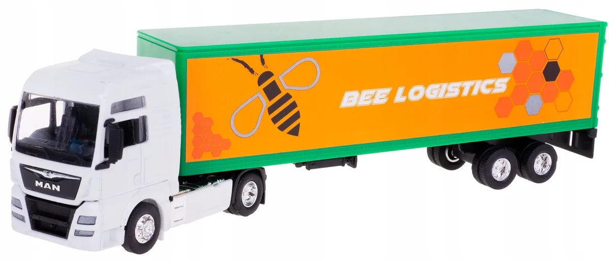 MAN TGX XXL vrachtwagen met container, schaal 1:64 de Welly – photo du produit