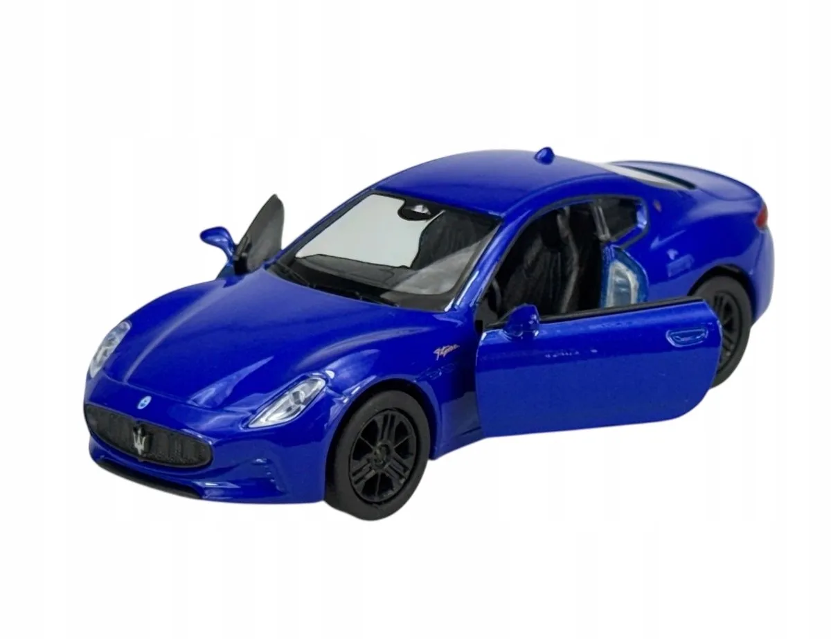 Maserati Granturismo Folgore 1:34 Metalen Model Auto de Welly en Bleu – photo du produit