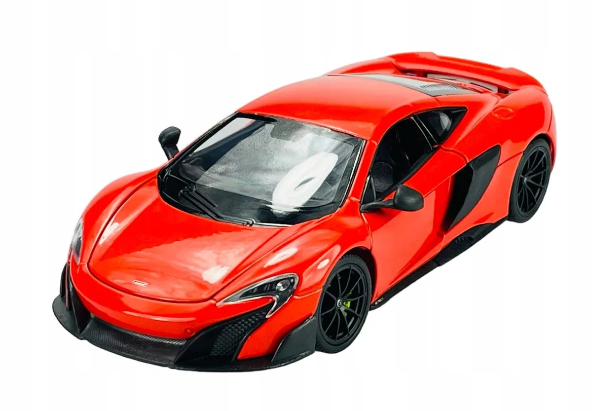 McLaren 675LT Coupe 1:24 metalen modelauto Nieuw von Welly in Orange – Produktfoto