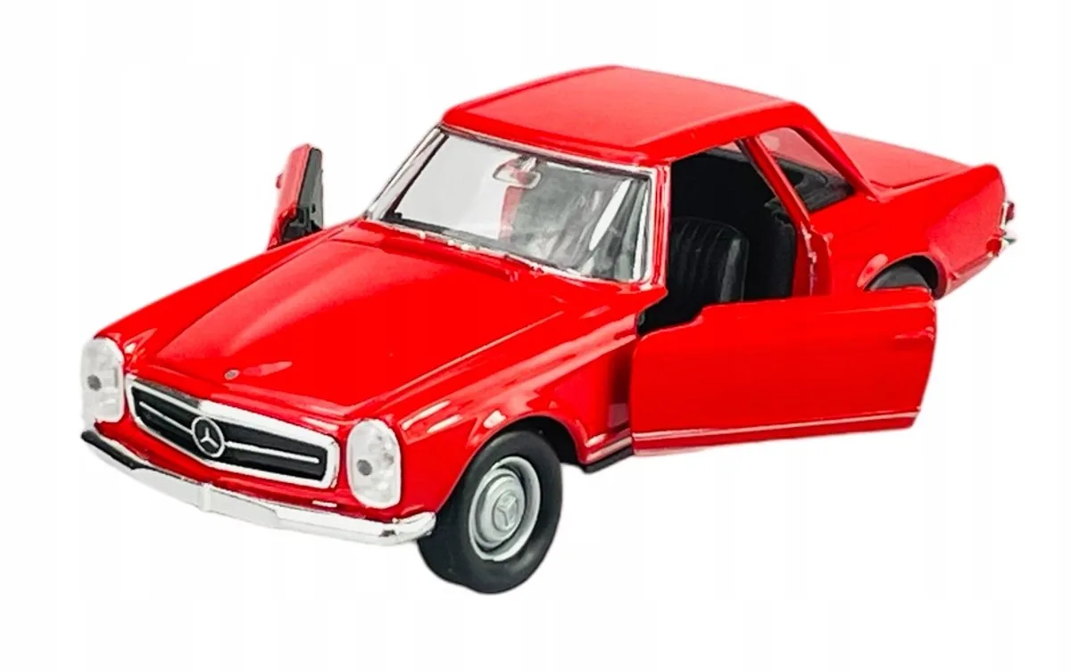 Mercedes 230SL Pagode 1963 Rood Metaal 1:34 Speelgoedauto von Welly – Produktfoto