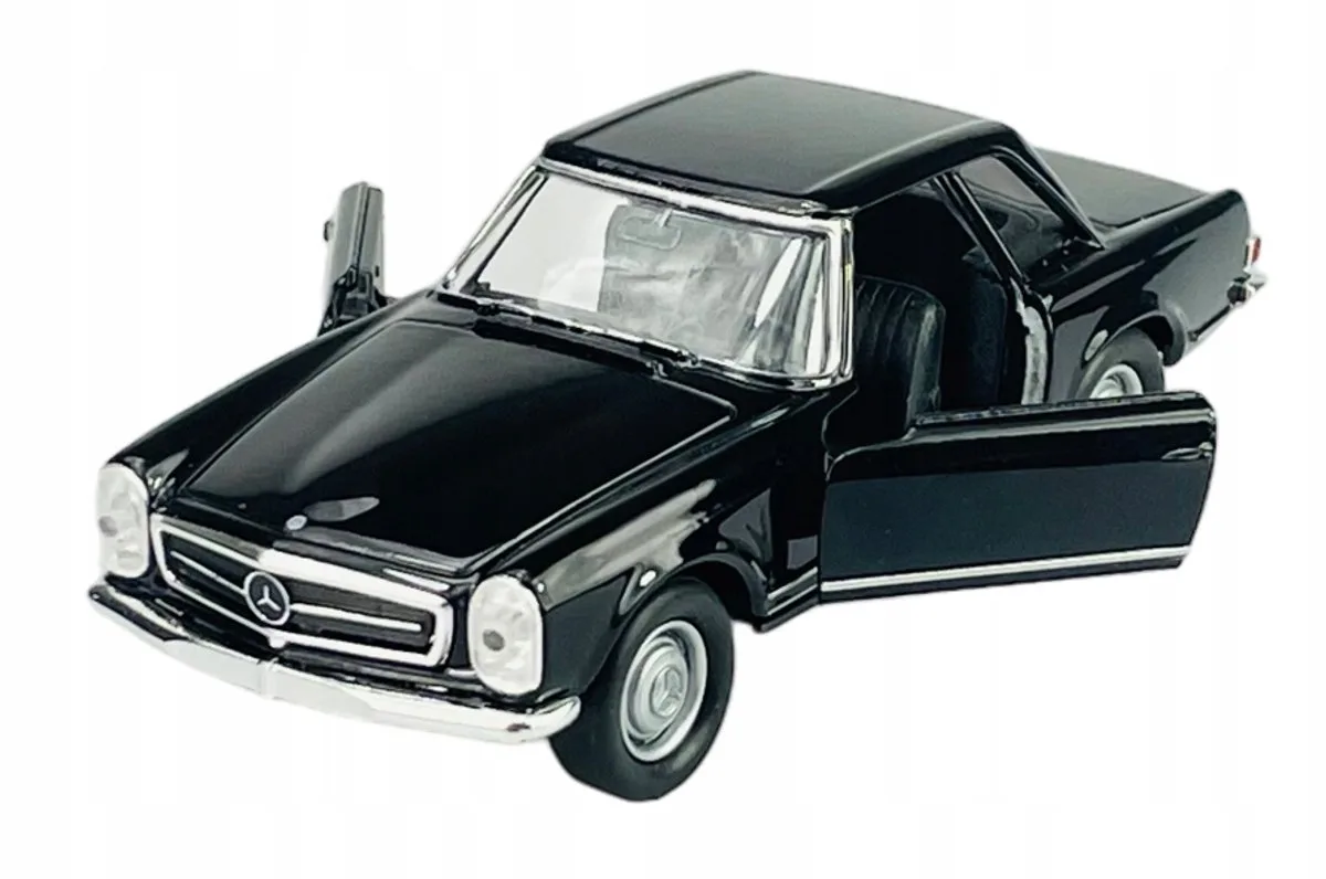 Mercedes 230SL Pagode 1963 Schaal 1:34 Metaal Nieuw fra Welly i Sort – produktbillede