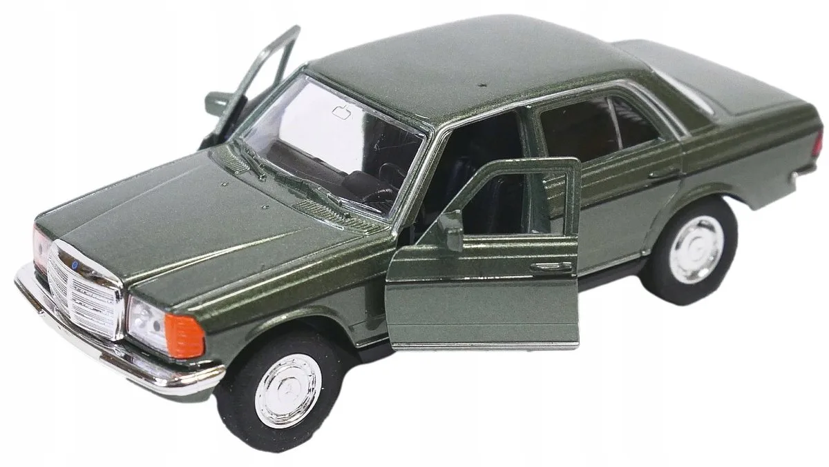Mercedes-Benz 230E cascomodel 1:32 fra Welly i Grøn – produktbillede