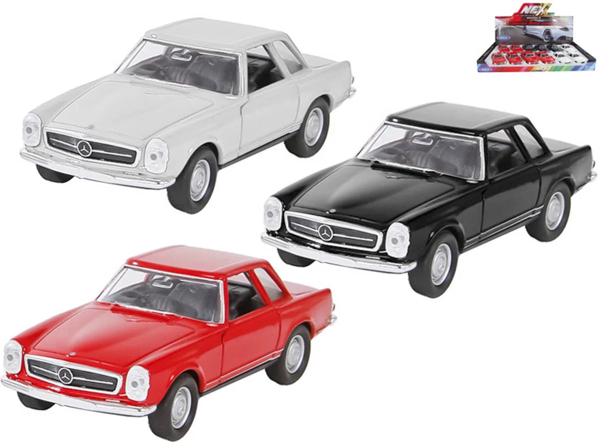 Mercedes Benz 230SL 1963 die cast schaalmodel met pull back motortje 1:36 verkoop per stuk pagode by Welly in Multicolour – product photo