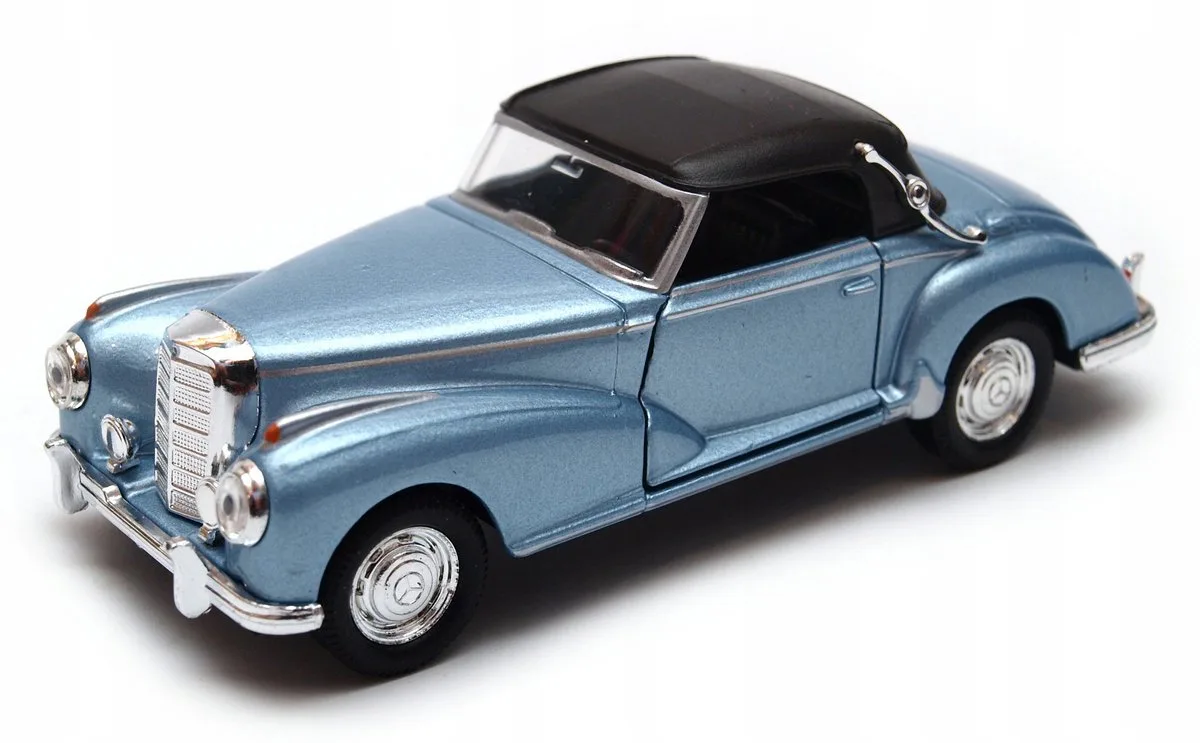 Mercedes-Benz 300S 1955 modelauto Schaal 1:34 från Welly i Blå – produktbild