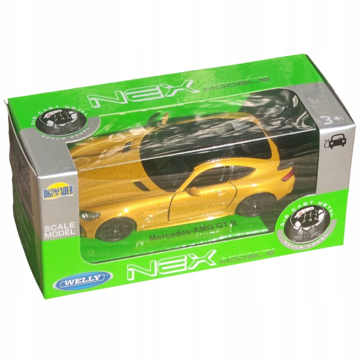 Mercedes-Benz AMG GTR 1:34 Modelauto Welly - Speelgoedauto från Welly i Guld – produktbild