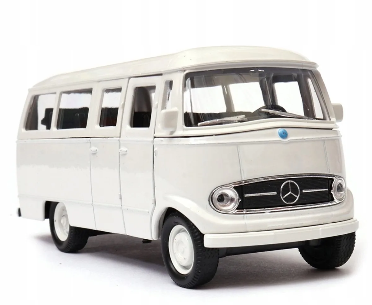 Mercedes-Benz L319 modelauto 1:34 fra Welly i Hvid – produktbillede