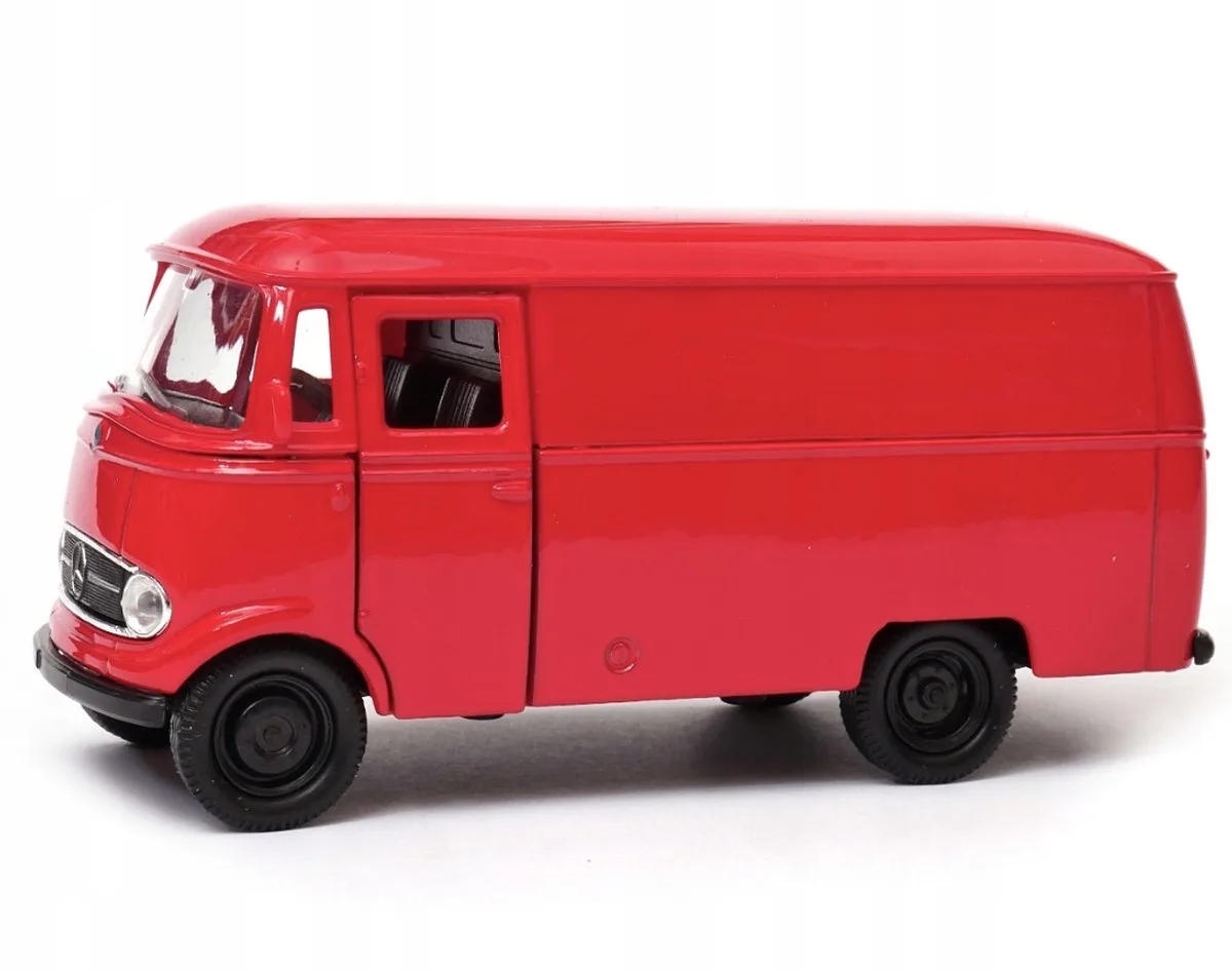 Mercedes-Benz L319 Verzameltruck 1:34 Old Timer von Welly in Rot – Produktfoto