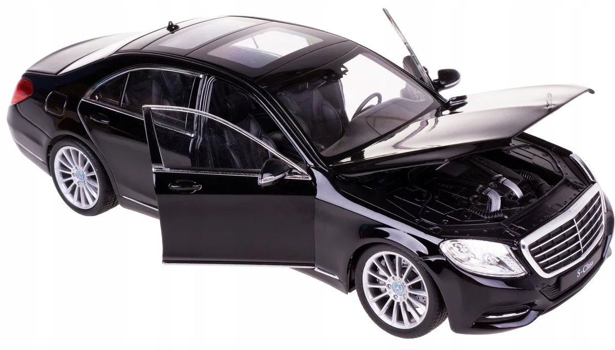 Mercedes-Benz S-Klasse Modelauto Metaal Welly 1:24 Zwart von Welly – Produktfoto