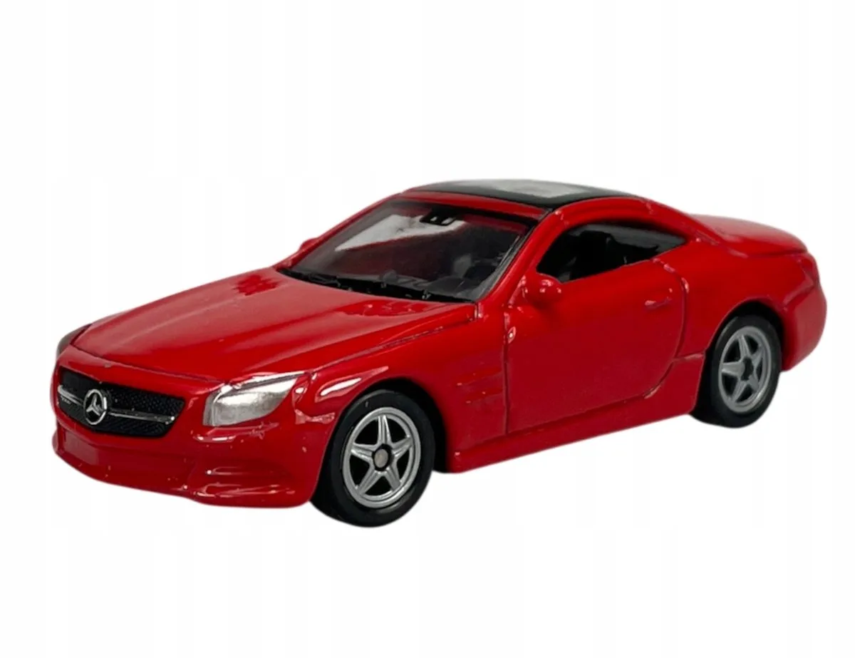 Mercedes-Benz SL500 rood metaal model 1:60 - nieuw från Welly – produktbild