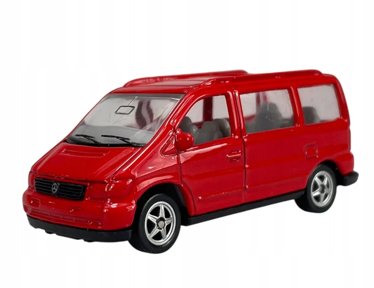 Mercedes-Benz V-Klasse Metaal Model Auto Rood 1:60 Speelgoed fra Welly – produktbillede