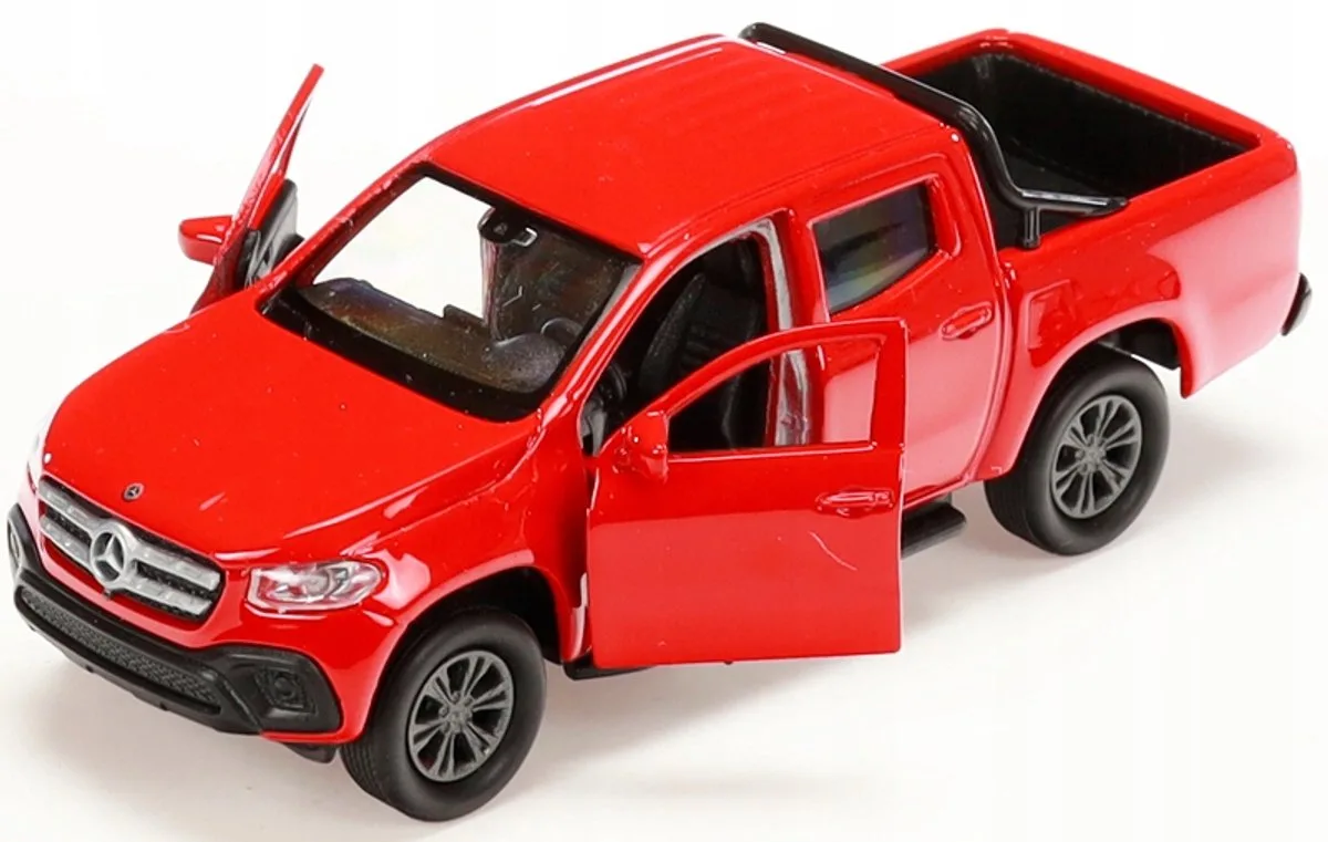 Mercedes-Benz X-Class Pick-up Metaal Speelgoedauto 1:34-1:39 von Welly in Rot – Produktfoto