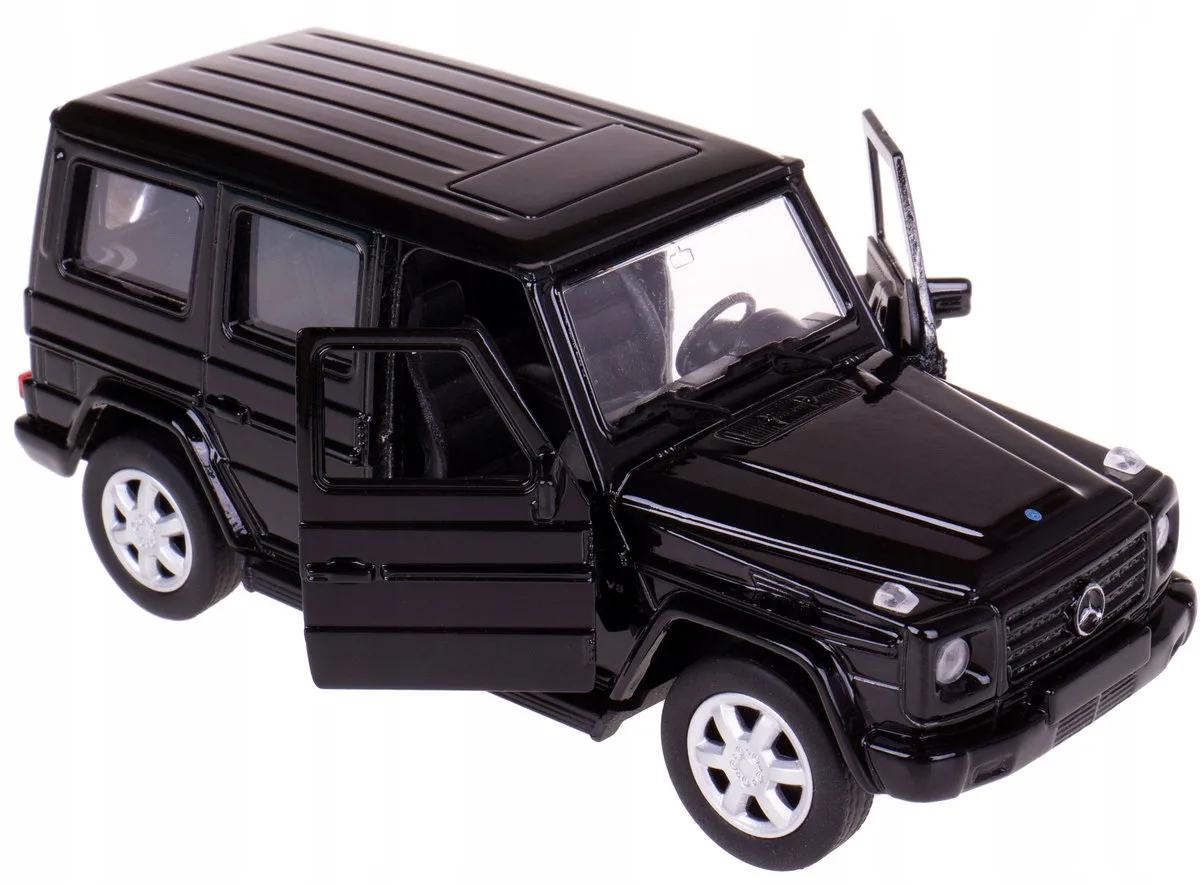 Mercedes G-Klasse Modelauto Metaal 1:34-39 från Welly i Svart – produktbild