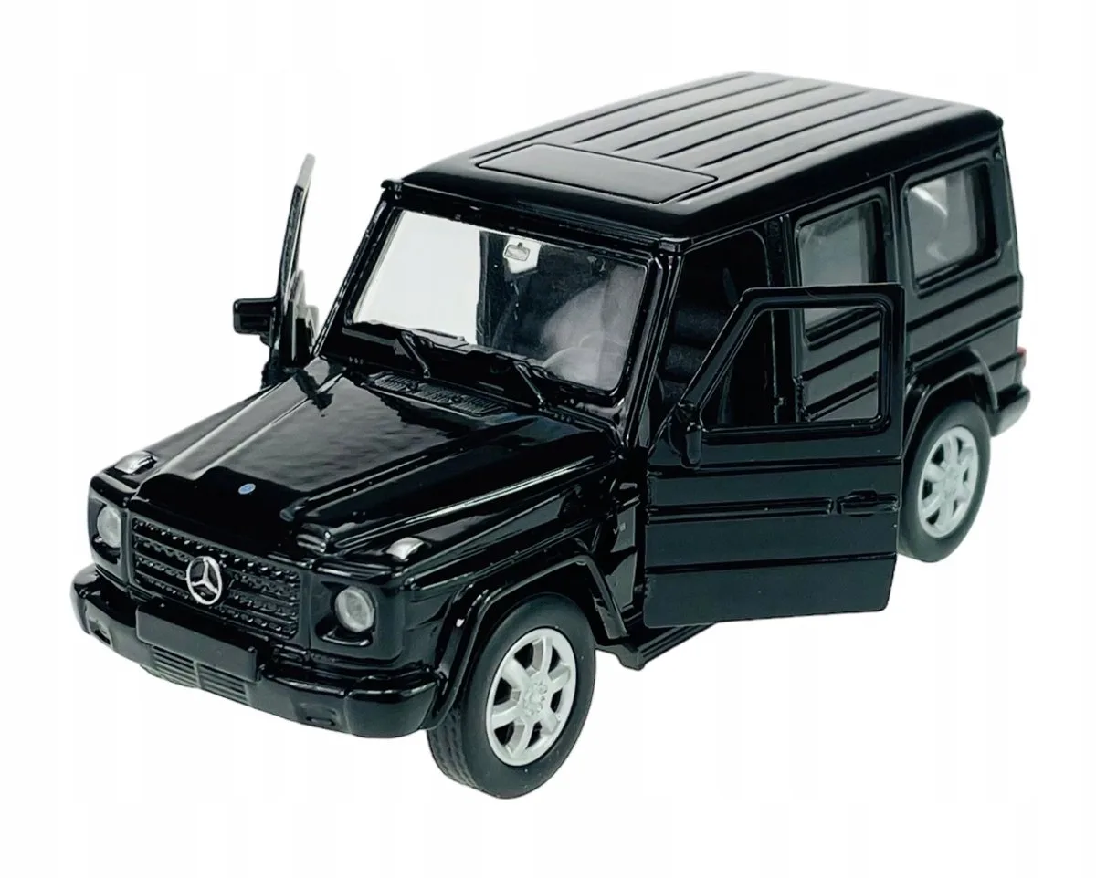 Mercedes G-Klasse Zwart Metaal 1:34 Model Auto fra Welly – produktbillede