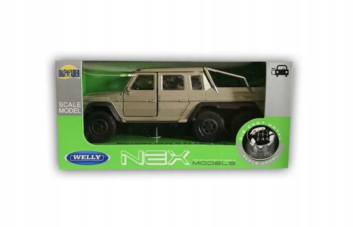 Mercedes G63 AMG Metaalmodel 1:34 - Beige de Welly – photo du produit