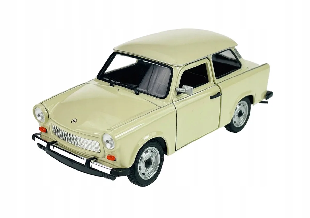 Merkloos Trabant 601 Modelauto 1:24 Beige Metaal von Welly – Produktfoto