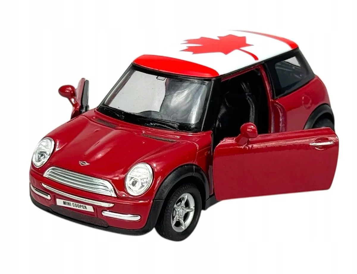 Mini Cooper Metaal Model 1:34 Speelgoedauto fra Welly i Rød – produktbillede