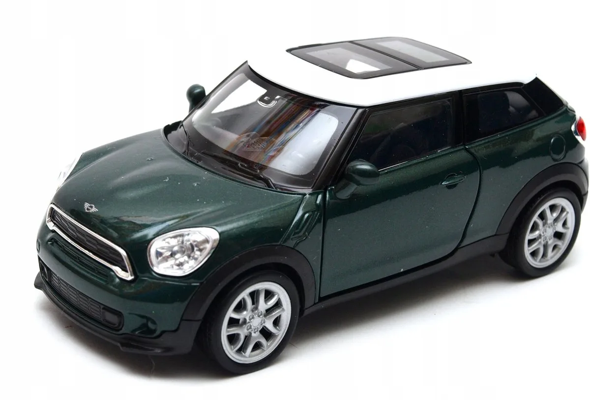 Mini Cooper S Paceman 1:34 - Groen Metalen Modelauto fra Welly – produktbillede