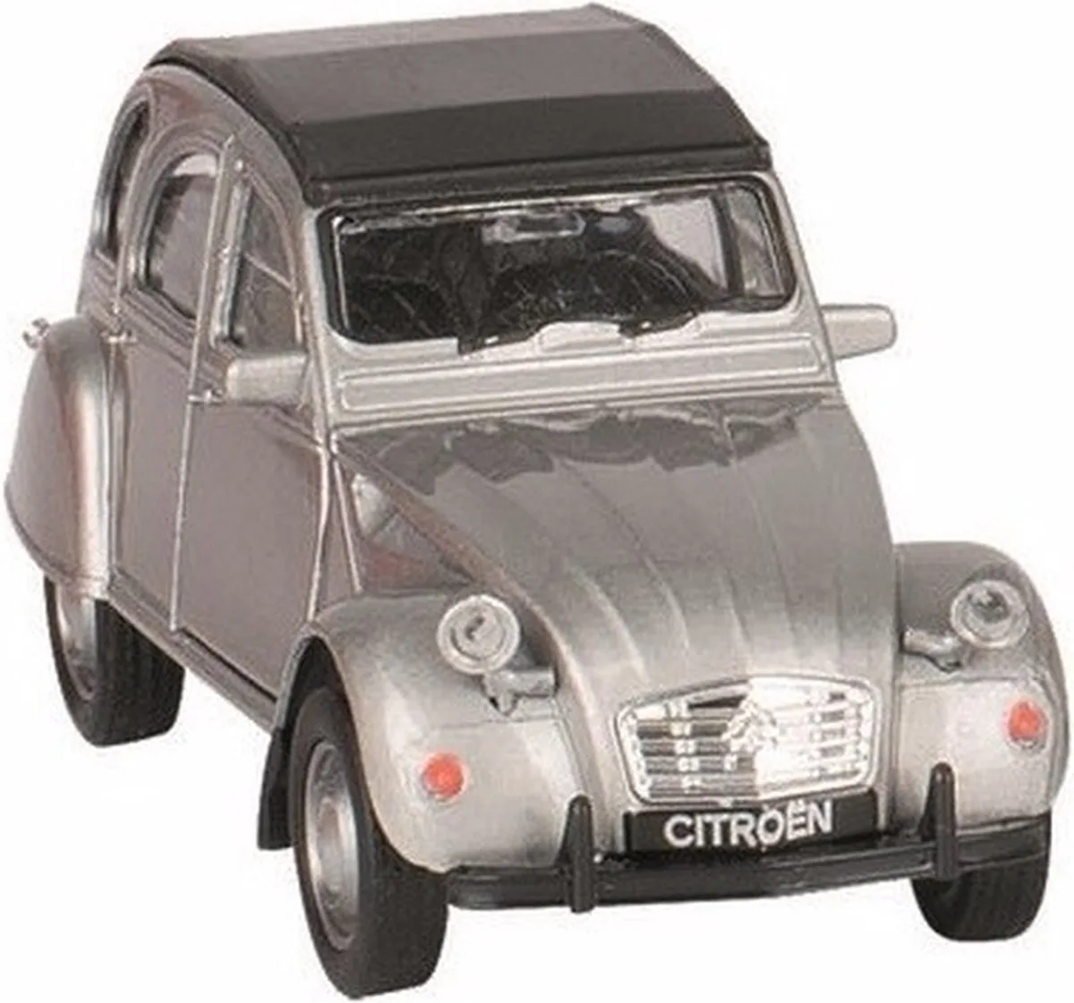Modelauto Citroen 2CV - dicht - schaal 1:36 - schaalmodel auto från Welly i Silver – produktbild