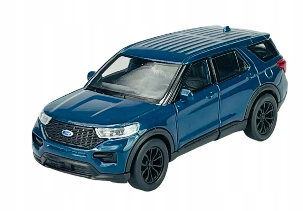 Modelauto Ford Explorer 2023 - Metaal, Blauw, Schaal 1:34 de Welly – photo du produit
