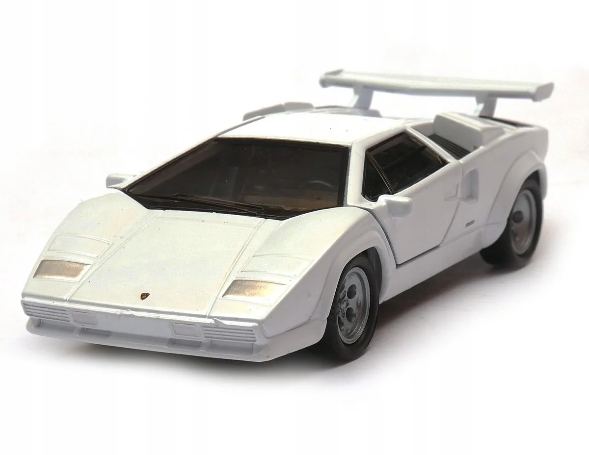 Modelauto Lamborghini Countach LP 5000 S Schaal 1:34 de Welly en Blanc – photo du produit