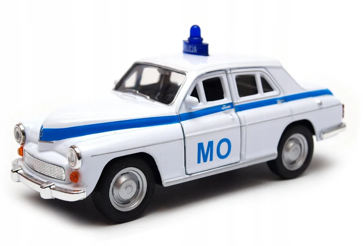 Modelauto Milicja PRL 1:34 - Legendarische auto de Welly en Blanc – photo du produit