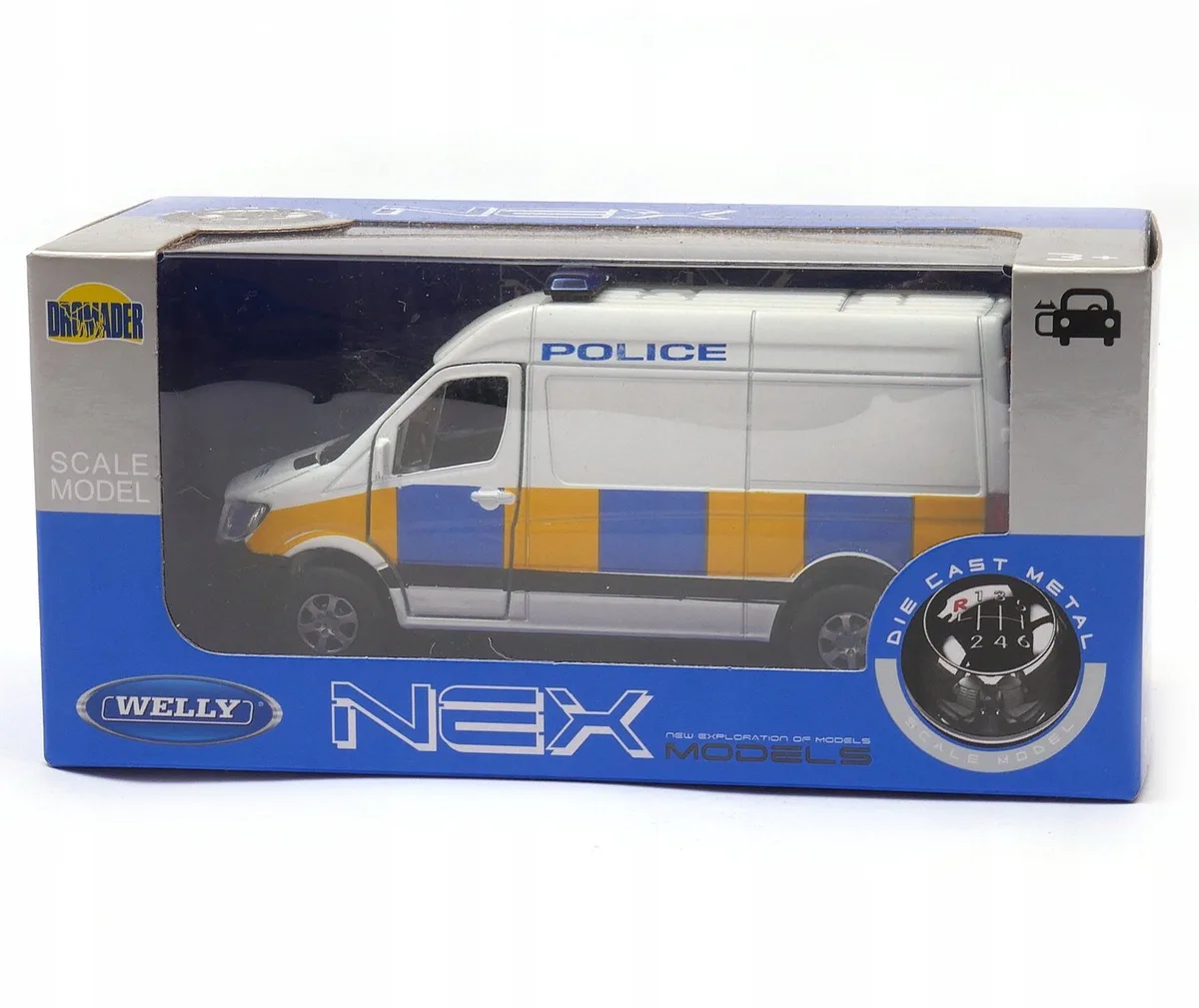 Modelauto Politie Sprinter Schaal 1:34 - Merkloos fra Welly – produktbillede