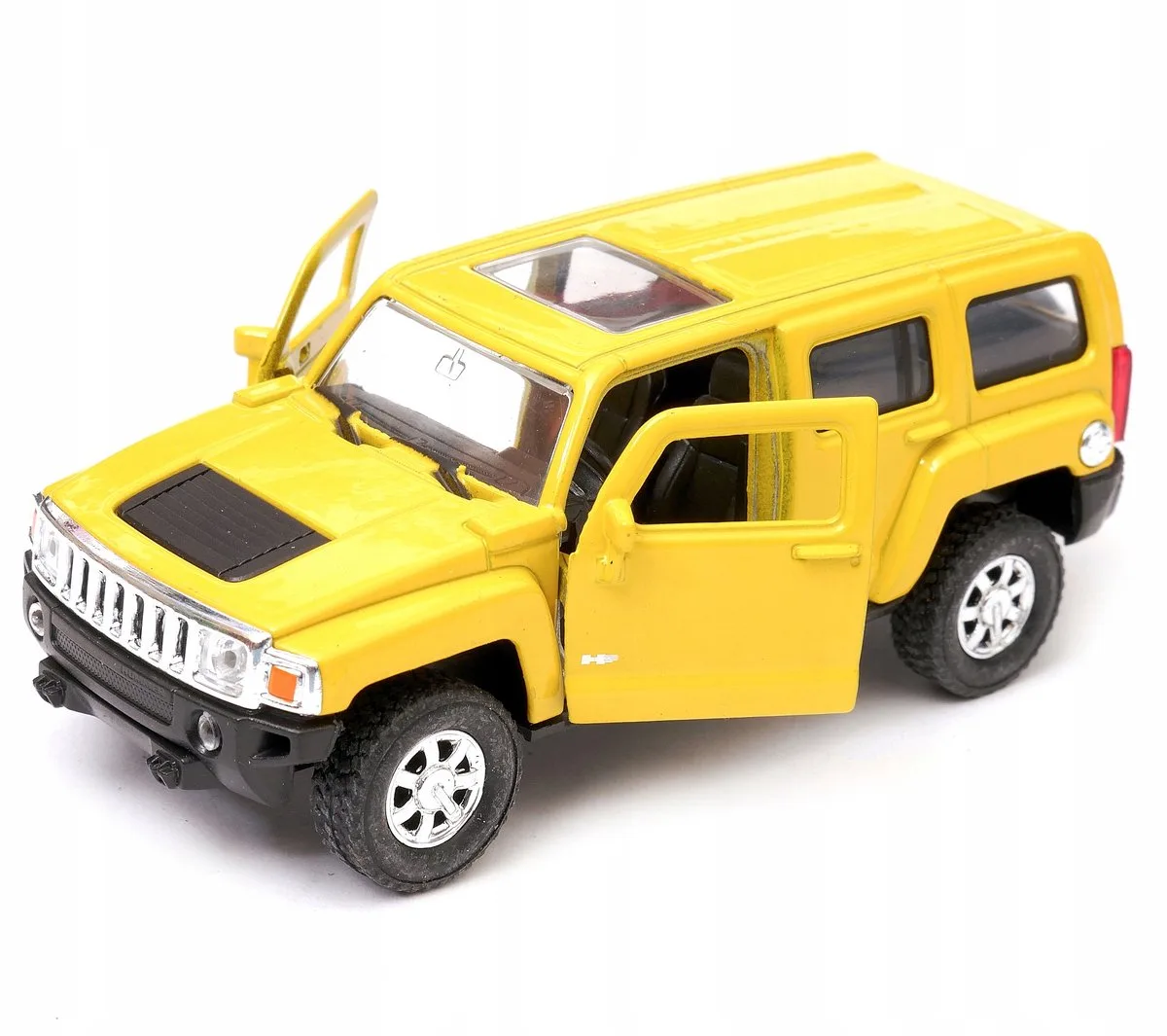 Nex Hummer H3 modelautoschaal 1:34 geel de Welly – photo du produit